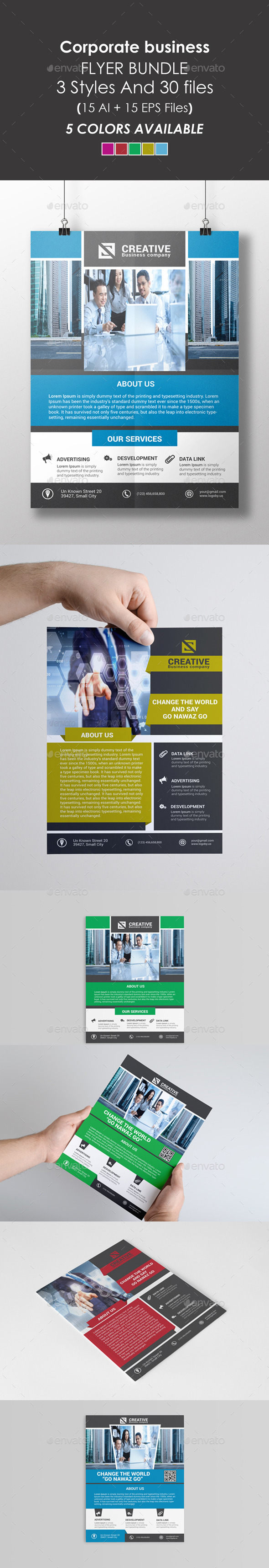 GraphicRiver Corporate Flyer Bundle 9027417 GraphicRiver Corporate Flyer Bundle 9027417