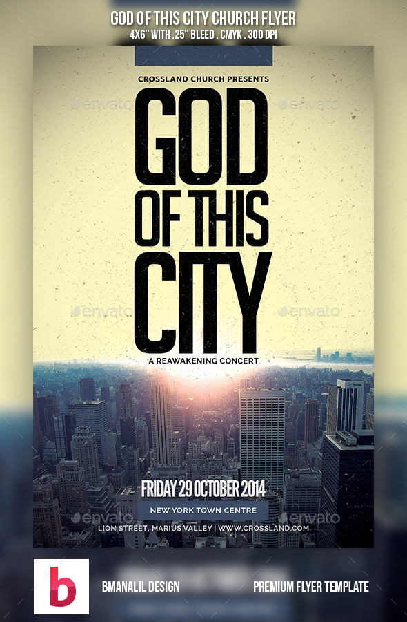 GraphicRiver God of This City Church Flyer 9028278 GraphicRiver God of This City Church Flyer 9028278