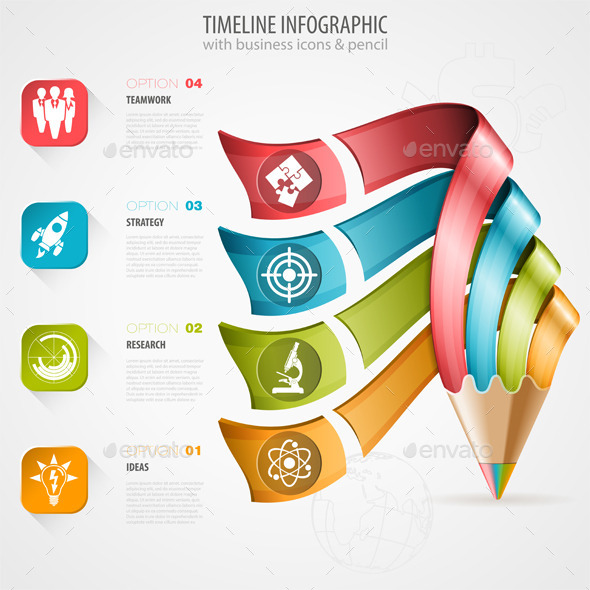 GraphicRiver Timeline Infographic 9028302 GraphicRiver Timeline Infographic 9028302