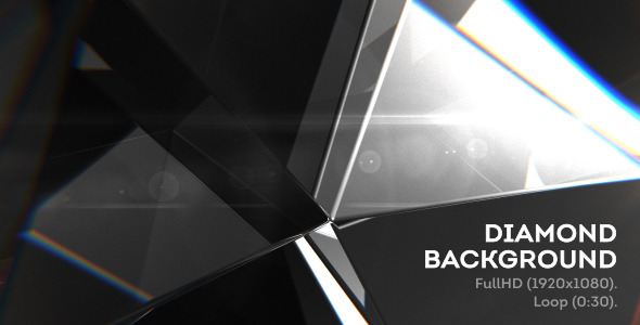 Diamond Background With Refractions Diamond Background With Refractions