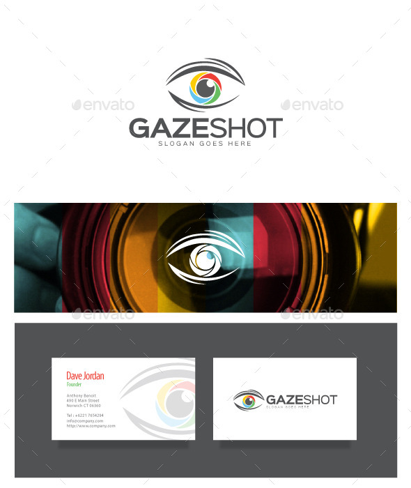GraphicRiver Gaze Shot Photography Logo 9020562 GraphicRiver Gaze Shot Photography Logo 9020562