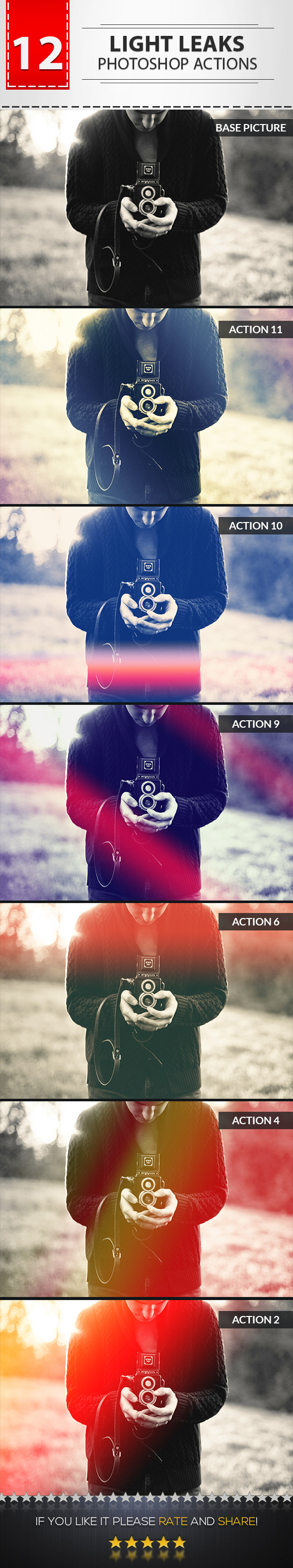 GraphicRiver 12 Light Leaks Photoshop Actions 9029766 GraphicRiver 12 Light Leaks Photoshop Actions 9029766