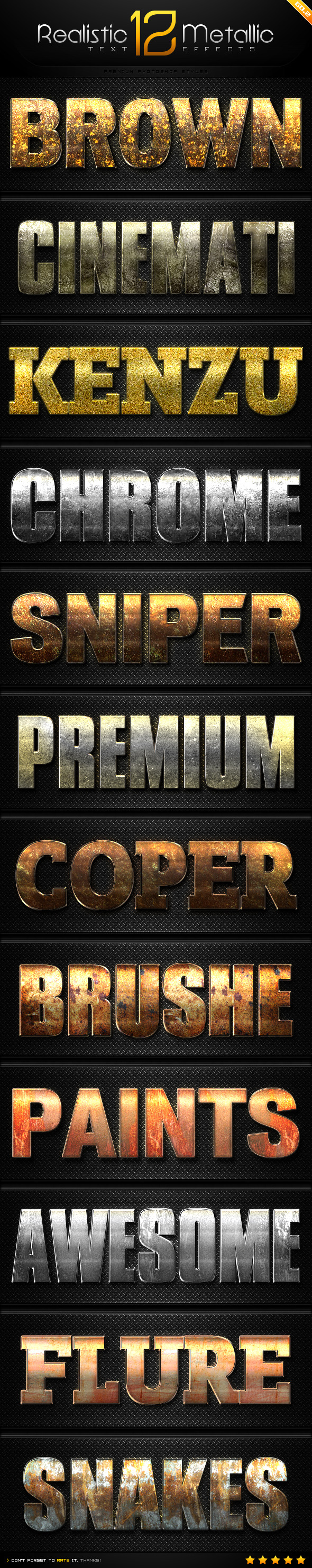 GraphicRiver 12 Realistic Metallic Text Effect Styles GO.2 9029870 GraphicRiver 12 Realistic Metallic Text Effect Styles GO.2 9029870