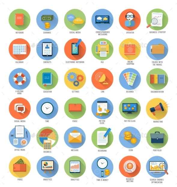 GraphicRiver Set for Business and Office Applications Icons 9031173 GraphicRiver Set for Business and Office Applications Icons 9031173