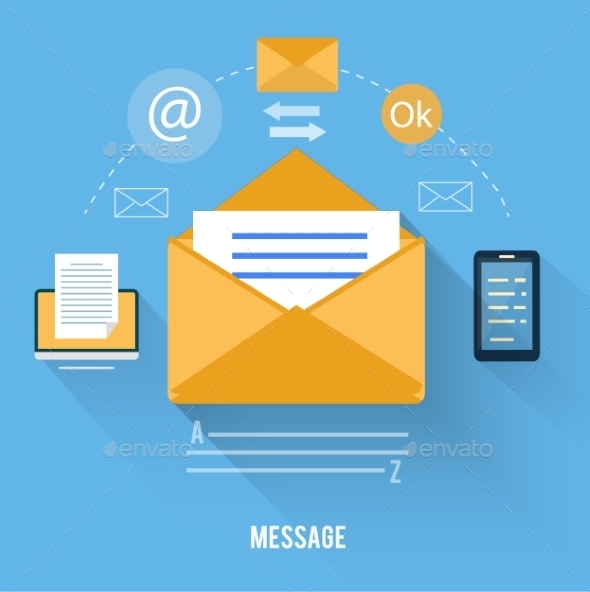 GraphicRiver Envelope with Message and Email Technology 9031353 GraphicRiver Envelope with Message and Email Technology 9031353