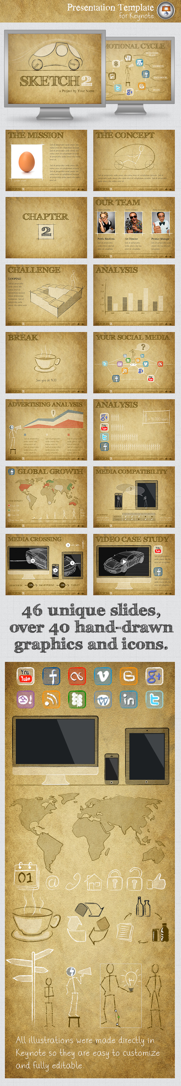 Sketch 2 Keynote Template Sketch 2 Keynote Template