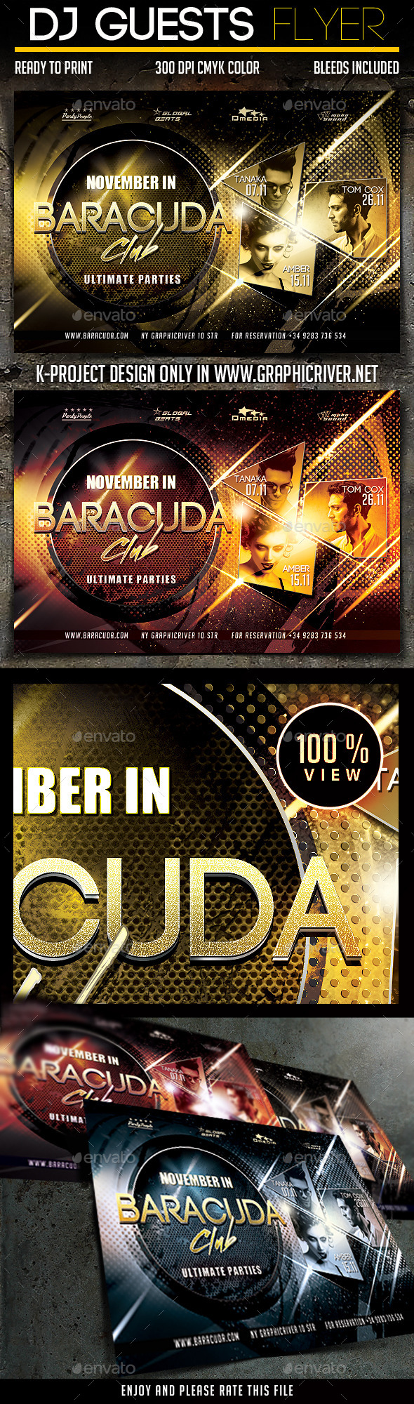 GraphicRiver DJ Guests Flyer 9031709 GraphicRiver DJ Guests Flyer 9031709