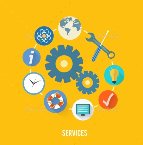 GraphicRiver Service Concept 9031978 GraphicRiver Service Concept 9031978