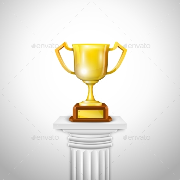 GraphicRiver Ionic Column With Trophy Cup 9032272 GraphicRiver Ionic Column With Trophy Cup 9032272