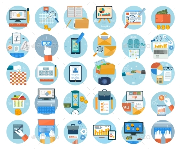 GraphicRiver Business and Marketing Items Icons 9032365 GraphicRiver Business and Marketing Items Icons 9032365
