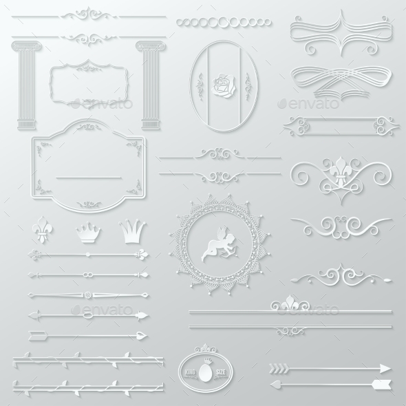 GraphicRiver Ornate Design Elements Paper Set 9032660 GraphicRiver Ornate Design Elements Paper Set 9032660