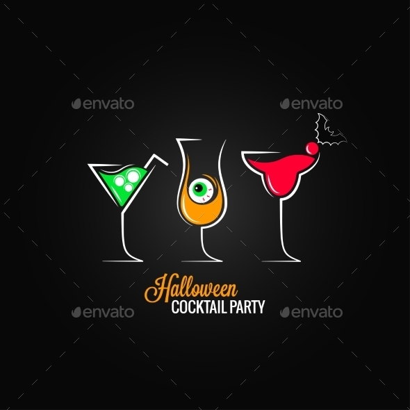 GraphicRiver Halloween Party Cocktails Menu Design Background 9032673 GraphicRiver Halloween Party Cocktails Menu Design Background 9032673