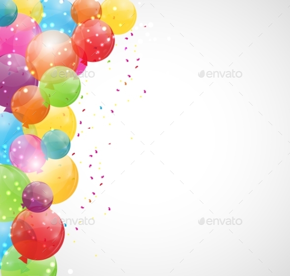 GraphicRiver Color Glossy Balloons Background Vector Illustration 9033789 GraphicRiver Color Glossy Balloons Background Vector Illustration 9033789