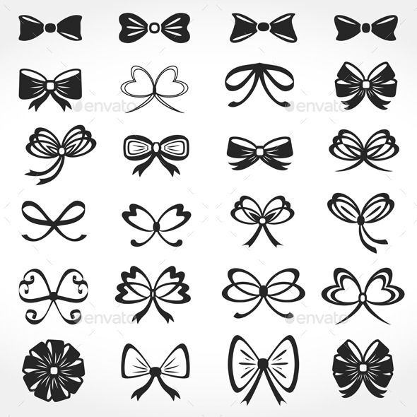 GraphicRiver Bows Icons 9052751 GraphicRiver Bows Icons 9052751