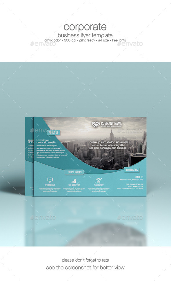 GraphicRiver Corporate Flyer Template 9052849 GraphicRiver Corporate Flyer Template 9052849
