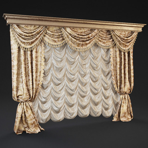 3DOcean Classic curtains 9053440 3DOcean Classic curtains 9053440