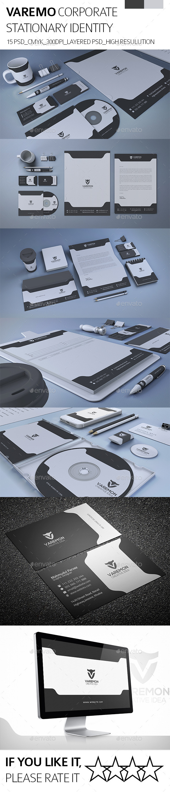 GraphicRiver Varemon Corporate Stationary Itentity 9053624 GraphicRiver Varemon Corporate Stationary Itentity 9053624