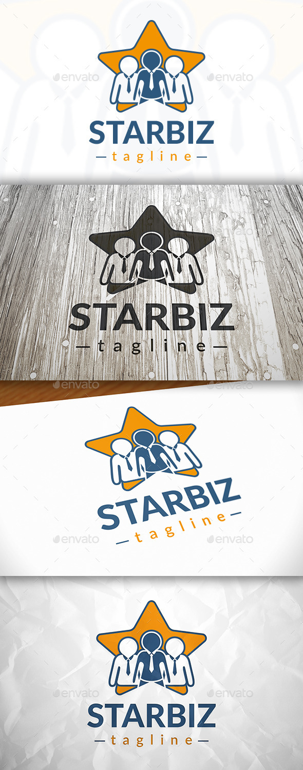 GraphicRiver Star Team Logo 9053666 GraphicRiver Star Team Logo 9053666