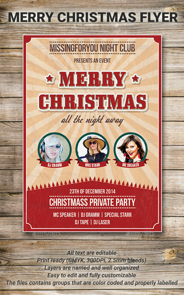 GraphicRiver Merry Christmas Party Flyer 9053728 GraphicRiver Merry Christmas Party Flyer 9053728