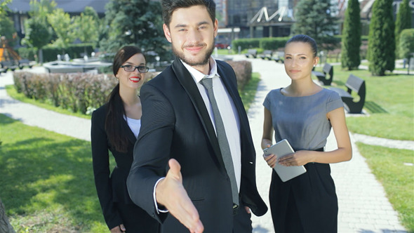 Successful Businessman Shaking Hands Successful Businessman Shaking Hands
