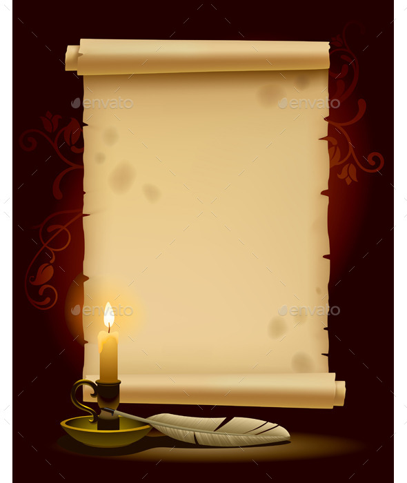 GraphicRiver Old Parchment with a Light 9055762 GraphicRiver Old Parchment with a Light 9055762