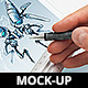 Glass Screen Mock-Up Glass Screen Mock-Up - GraphicRiver Item for Sale