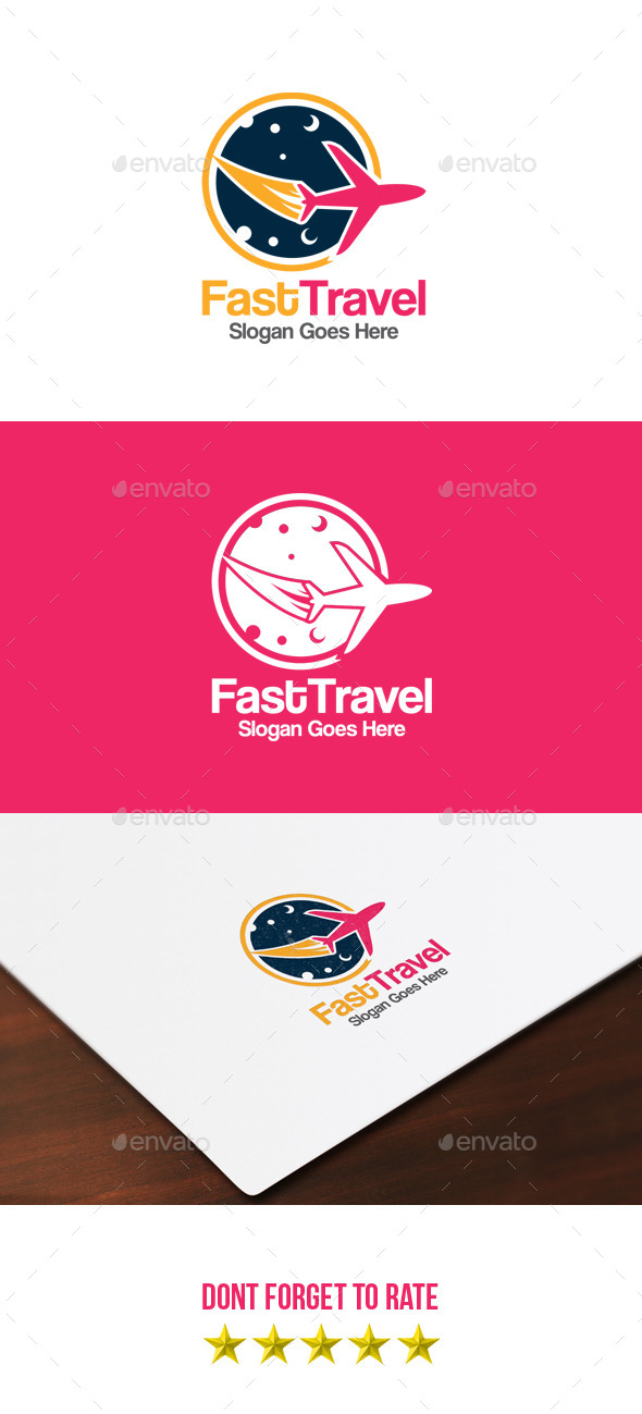 GraphicRiver Fast Travel Logo 9056894 GraphicRiver Fast Travel Logo 9056894