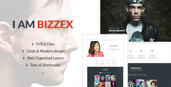 Bizzex Modern Flat Portfolio Theme Bizzex Modern Flat Portfolio Theme