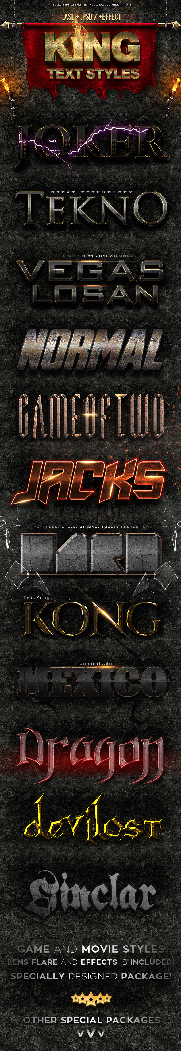 GraphicRiver King Text Styles v2 9061050 GraphicRiver King Text Styles v2 9061050