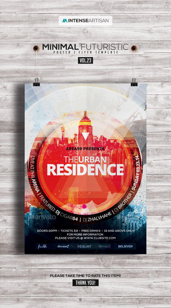 GraphicRiver Minimal Futuristic Poster Flyer V.23 9062085 GraphicRiver Minimal Futuristic Poster Flyer V.23 9062085