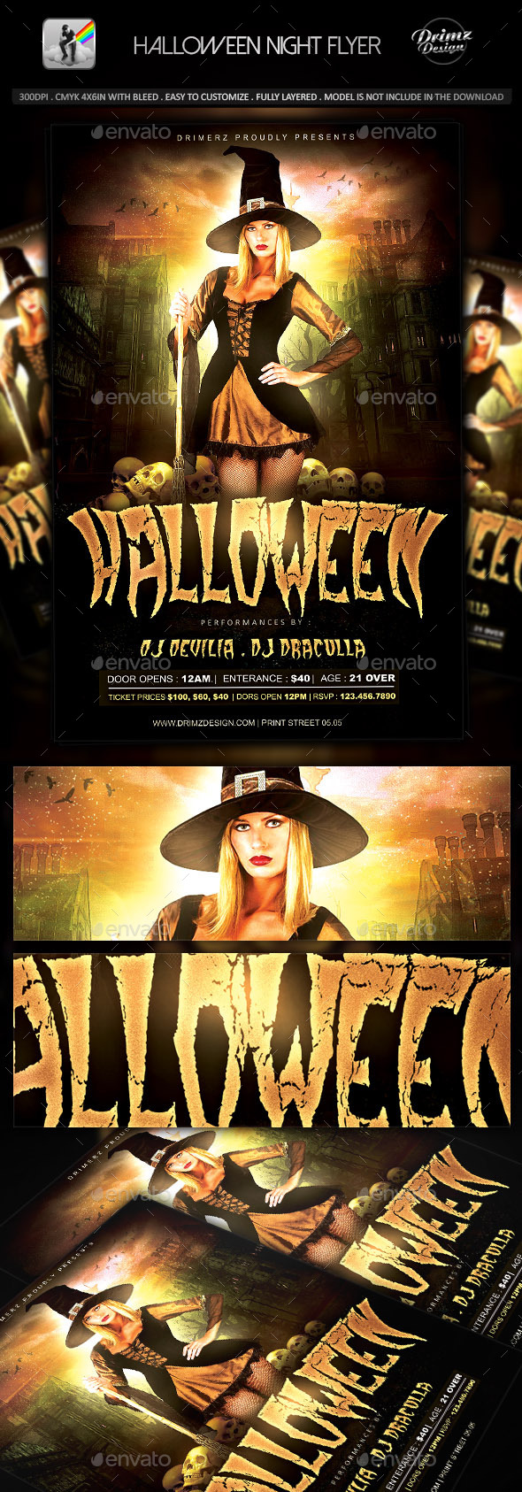 Halloween Night Flyer