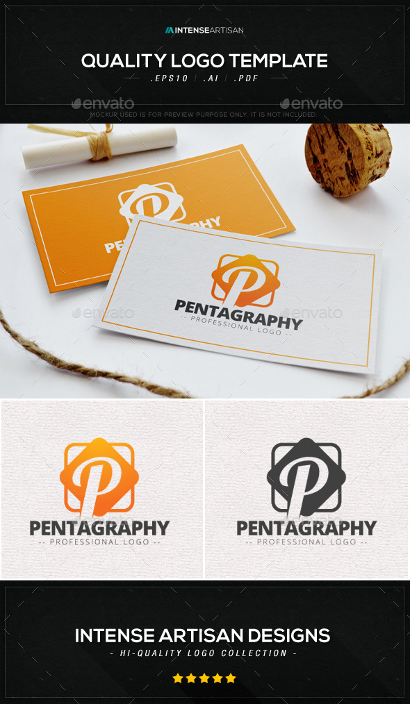 GraphicRiver Pentagraphy Logo Template 9066403 GraphicRiver Pentagraphy Logo Template 9066403