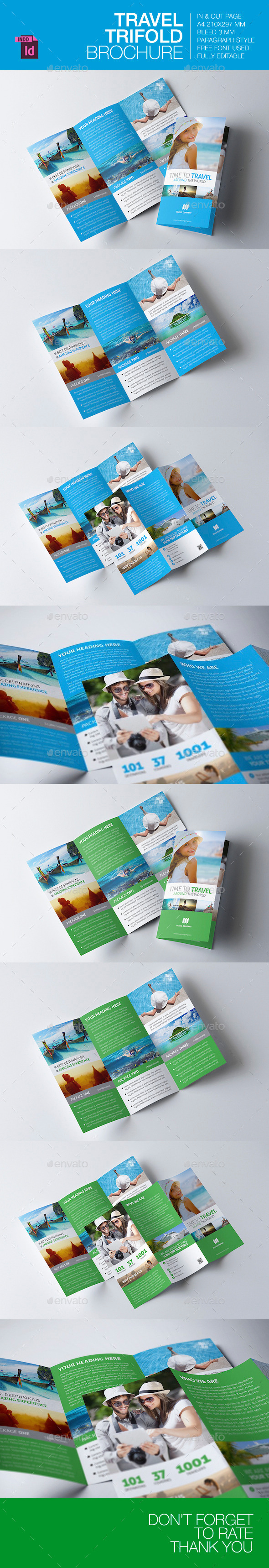 Travel Trifold Brochure V.3 (Brochures)