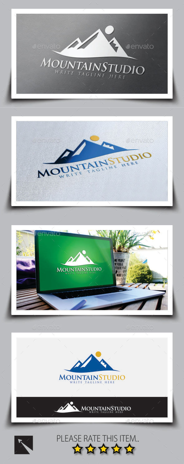 Mountain Studio Logo Template