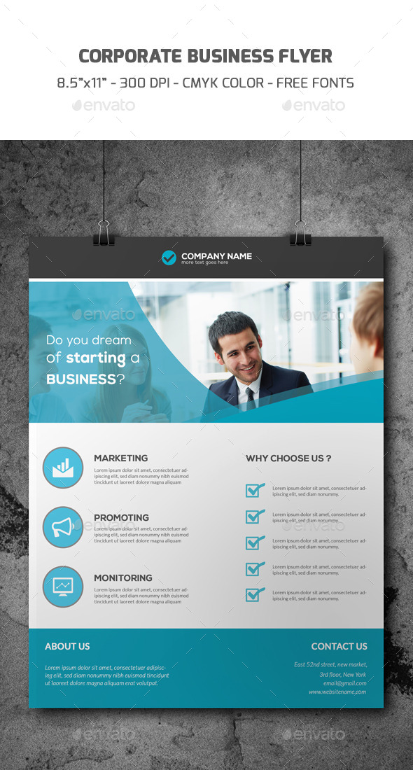 GraphicRiver Corporate Flyer Template 9068126 GraphicRiver Corporate Flyer Template 9068126