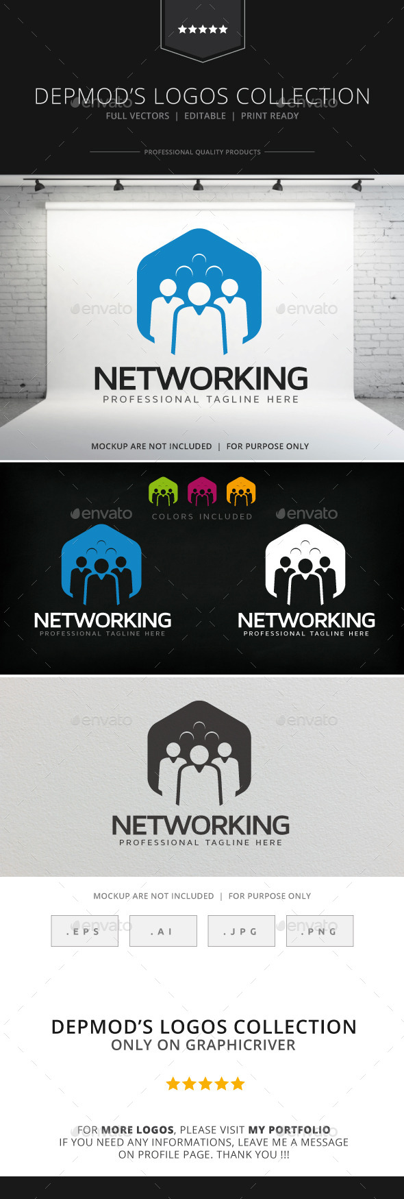 GraphicRiver Networking Logo 9068548 GraphicRiver Networking Logo 9068548