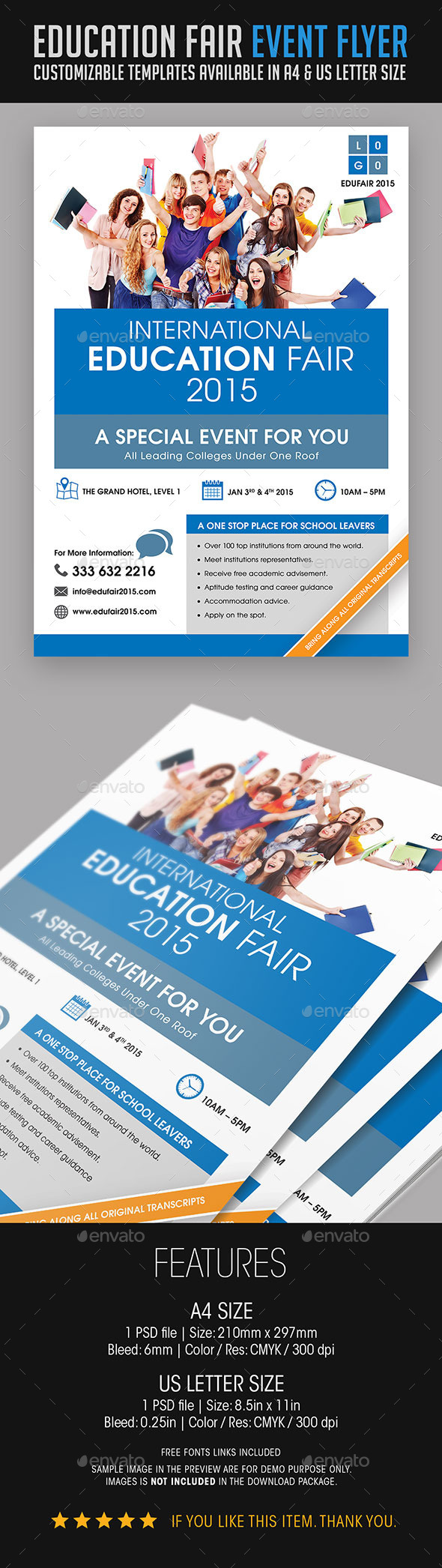 GraphicRiver Education Fair Event Flyer 9053628 GraphicRiver Education Fair Event Flyer 9053628