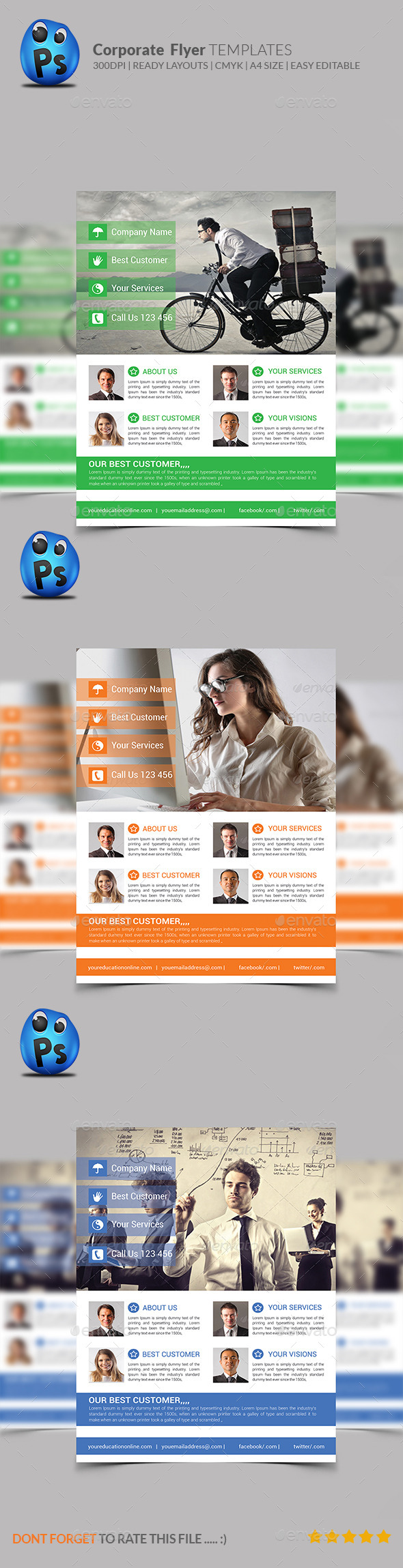 GraphicRiver Corporate Business Flyer Template 9069837 GraphicRiver Corporate Business Flyer Template 9069837