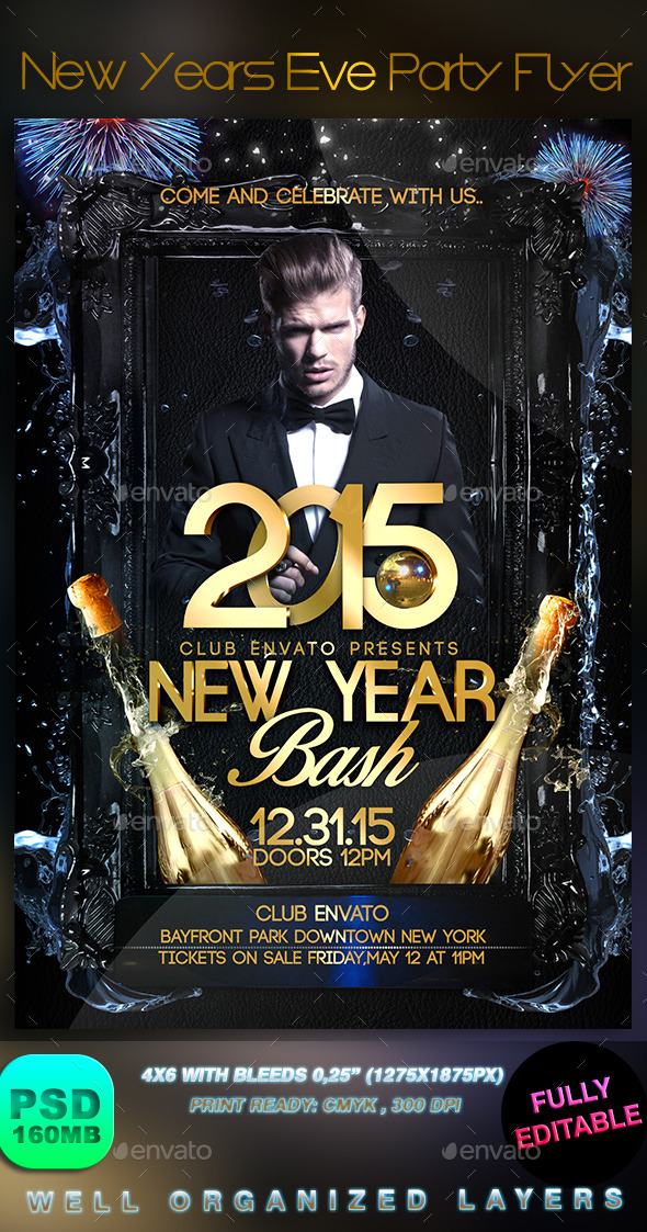GraphicRiver New Years Eve Party Flyer 9070370 GraphicRiver New Years Eve Party Flyer 9070370