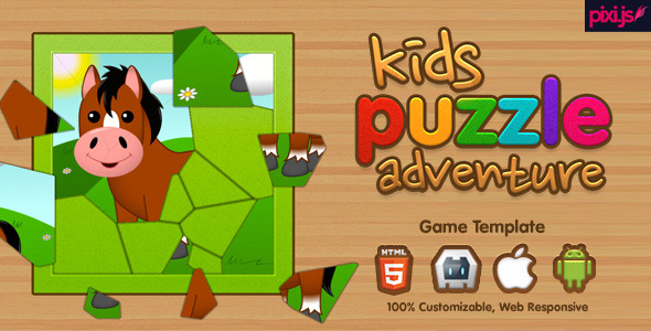 CodeCanyon Kids Puzzle Adventure HTML5 iOS Android Game 9070600 CodeCanyon Kids Puzzle Adventure HTML5 iOS Android Game 9070600
