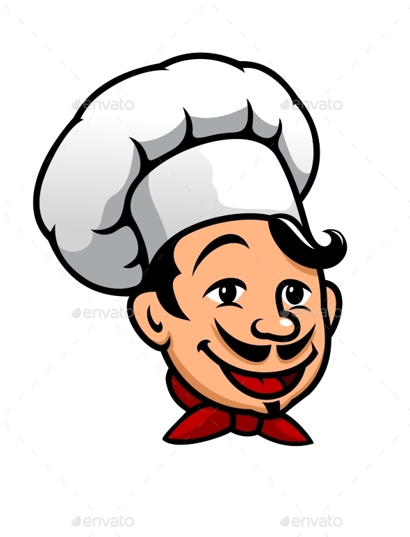 GraphicRiver Cartoon Chef in Toque 9071198 GraphicRiver Cartoon Chef in Toque 9071198