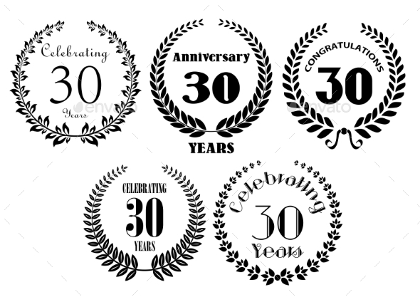 GraphicRiver Laurel Wreaths Heraldic Set 9071368 GraphicRiver Laurel Wreaths Heraldic Set 9071368