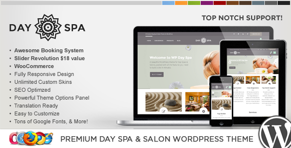 ThemeForest WP Day Spa & Salon WordPress Theme 9071935 ThemeForest WP Day Spa & Salon WordPress Theme 9071935