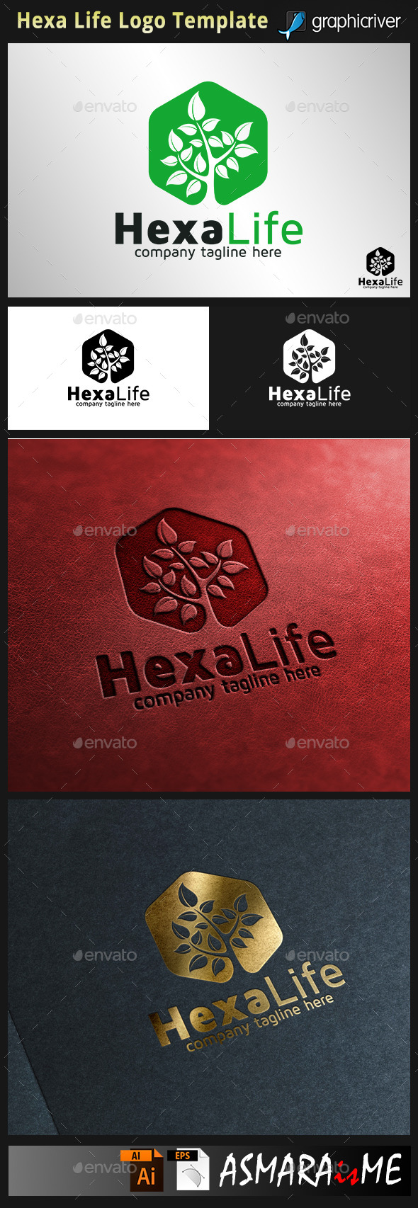 Hexalife Tree logo