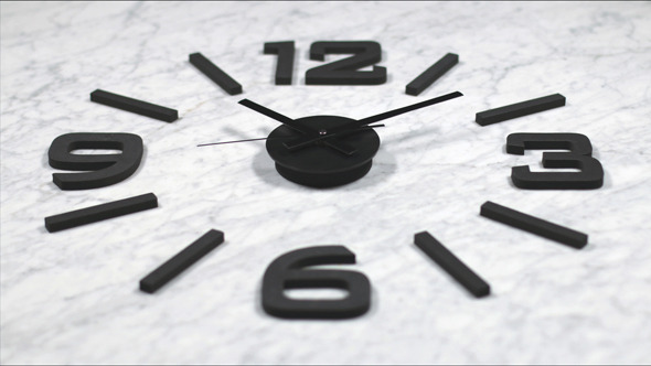 Clock Fast Time Lapse Moving Forward Clock Fast Time Lapse Moving Forward