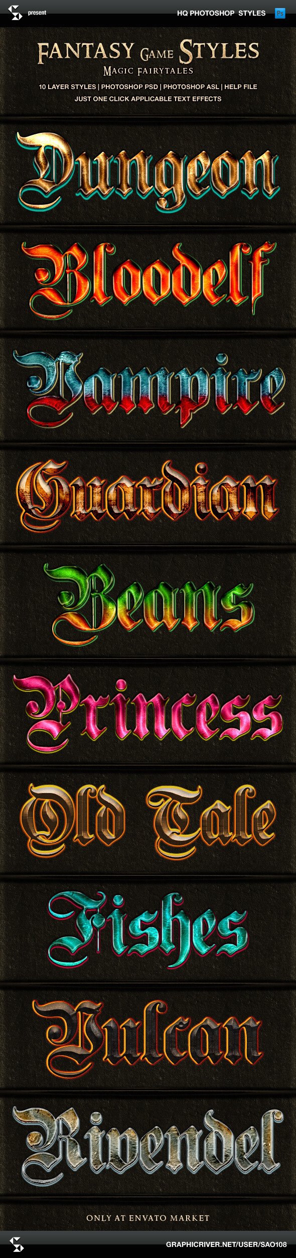 GraphicRiver Fantasy Game Styles Magic Fairy Tales 9077062 GraphicRiver Fantasy Game Styles Magic Fairy Tales 9077062