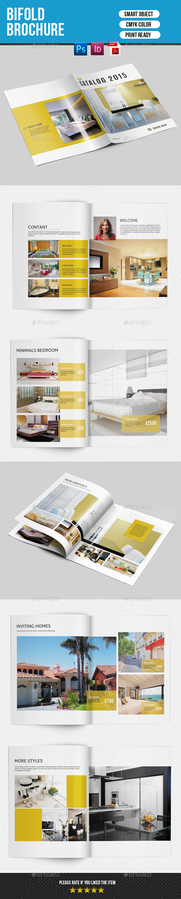 Bifold Brochure for Interior Design-V141 (Corporate)