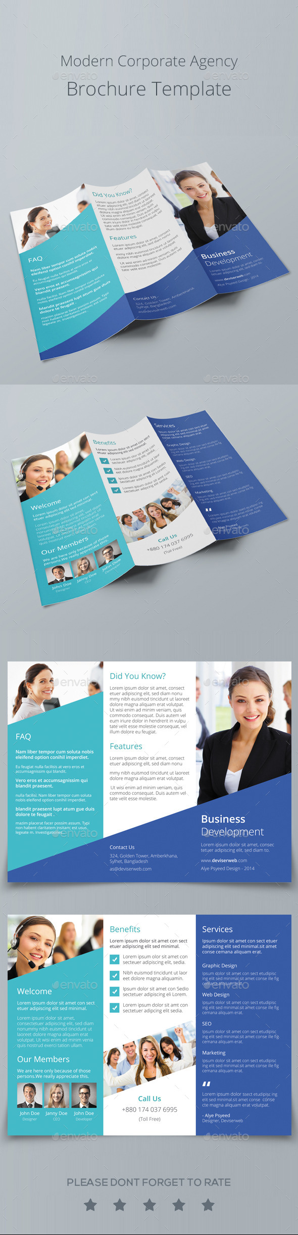 GraphicRiver Modern Corporate Agency Tri Fold Brochure 9077175 GraphicRiver Modern Corporate Agency Tri Fold Brochure 9077175