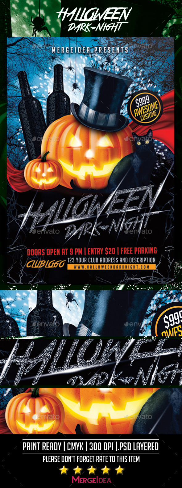 GraphicRiver Halloween Dark Night Flyer 9065311 GraphicRiver Halloween Dark Night Flyer 9065311