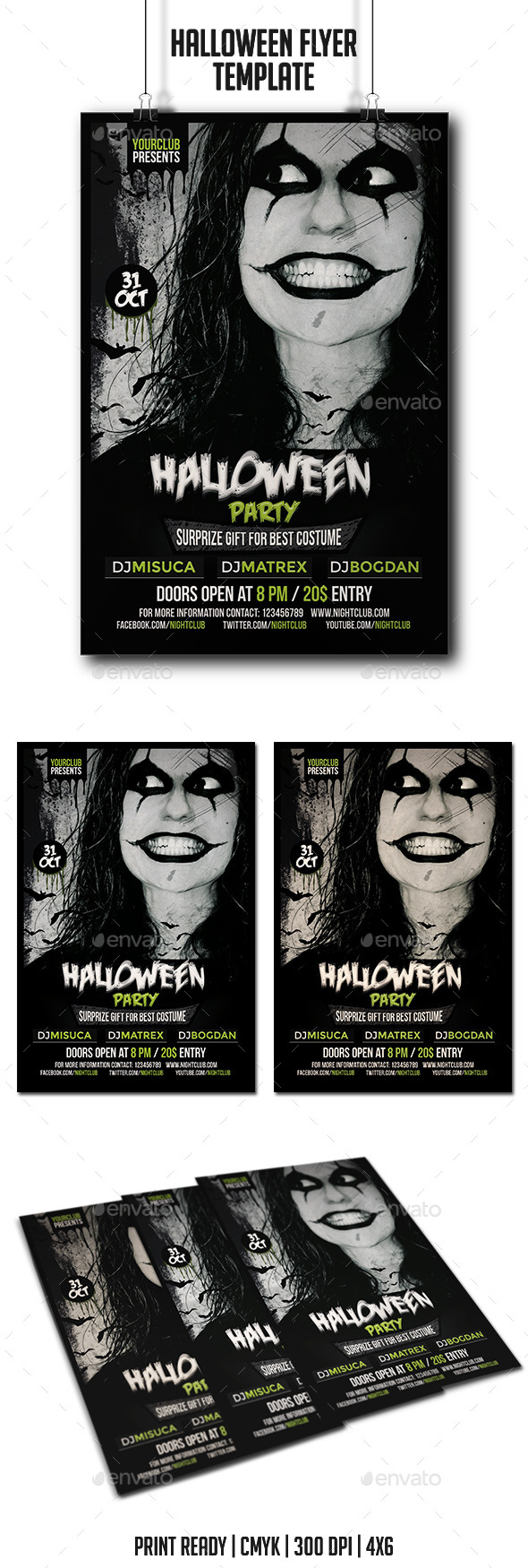 GraphicRiver Halloween Party Flyer 9069260 GraphicRiver Halloween Party Flyer 9069260